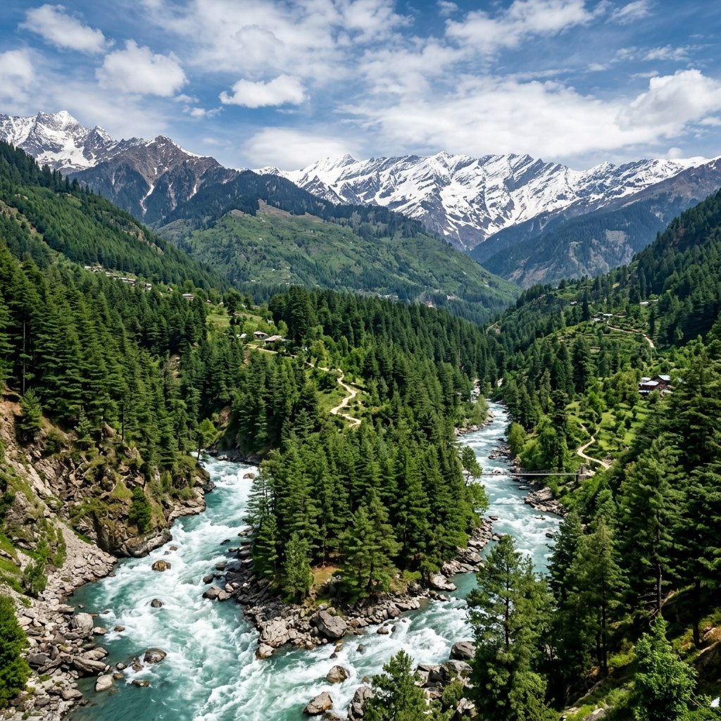 Himachal Mountain Panorama