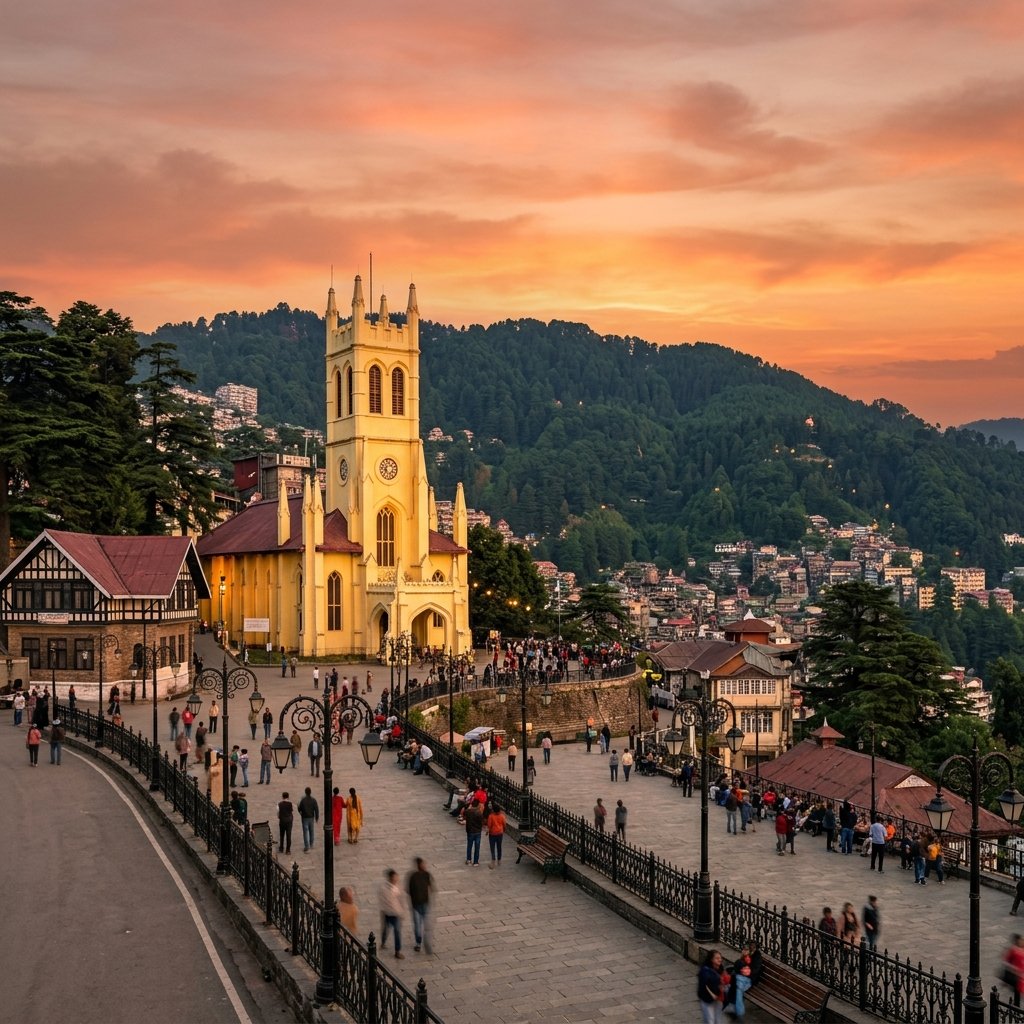 Mall Road Shimla